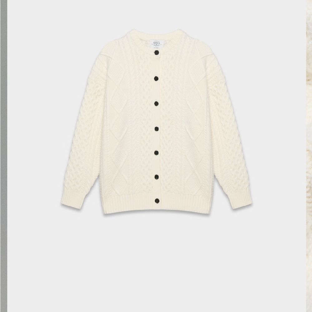 Heritage Merino Wool Crew Cardigan - Picture 3 of 6